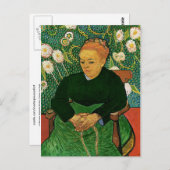 La Berceuse (Augustine Roulin), Vincent van Gogh Briefkaart (Voorkant / Achterkant)