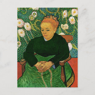 La Berceuse (Augustine Roulin), Vincent van Gogh Briefkaart