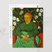 La Berceuse (Augustine Roulin), Vincent van Gogh Briefkaart (Voorkant / Achterkant)