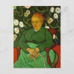 La Berceuse (Augustine Roulin), Vincent van Gogh Briefkaart