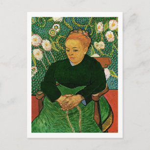 La Berceuse (Augustine Roulin), Vincent van Gogh Briefkaart