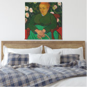 La Berceuse (Woman Rocking a Cradle- Augustine-Ali Canvas Afdruk (Insitu (Slaapkamer))