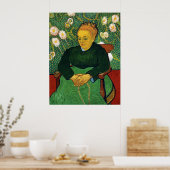 La Berceuse, Woman Rocking a Cradle, Van Gogh Poster (Keuken)