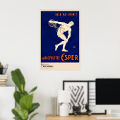La Bicyclette Esper Poster (Thuiskantoor)