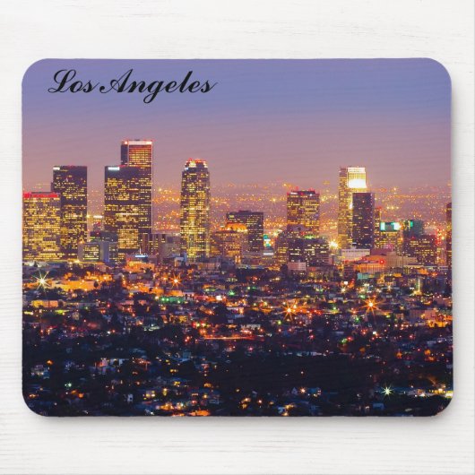 LA bij Night Mousepad Muismat (Voorkant)