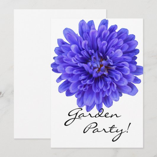 La Bluette-uitnodigingen Kaart (Voorkant / Achterkant)