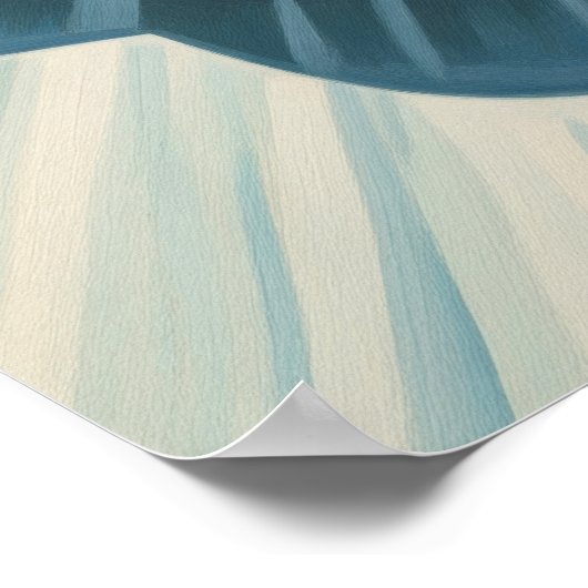 LA BOBEUSE (De bobsleeër) Poster (Hoek)