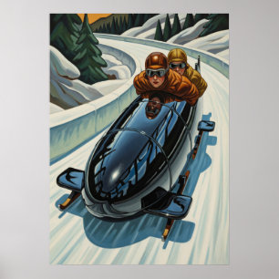 LA BOBEUSE (De bobsleeër) Poster