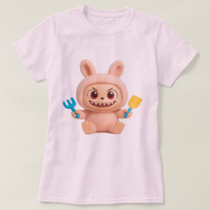 La Bobo – Cute Stoute Konijn Karakter T-Shirt