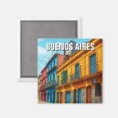 La Boca Buenos Aires Argentinië reizen Magneet (Voorkant / Achterkant)