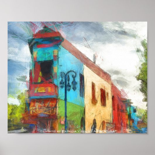 La Boca Caminito Poster (Voorkant)