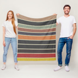 La Boca Gestreepte Fleece Deken