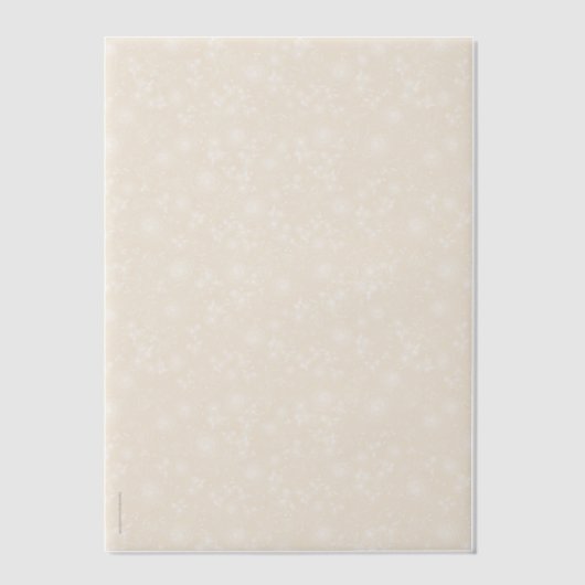 La Boca gouden crèmewitte rozentuin kant Vellum Uitnodigingen (Voorkant)