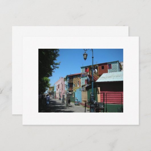 La Boca Lightpost Briefkaart (Voorkant / Achterkant)