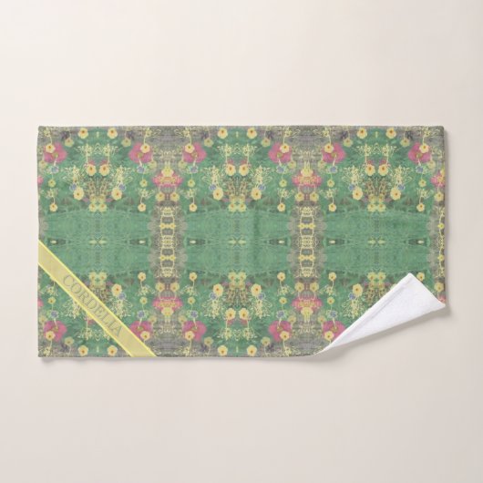 La Boca Monogram Floral Tea Handdoek (Handdoek)
