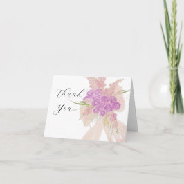 La Boca Rosa Blush Sheer Bouquet Bedankkaart