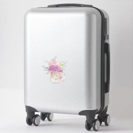 La Boca Rosa Blush sheer strik en Boeket Sticker