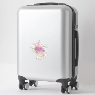 La Boca Rosa Blush sheer strik en Boeket Sticker