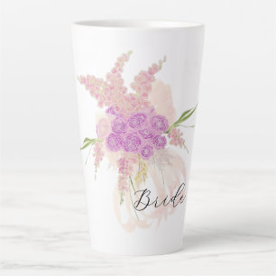 La Boca Rosa Bruids Blozen Boog Boeket  Latte Mok