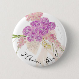 La Boca Rosa strik bouwknoop bloemenmeisje Ronde Button 5,7 Cm