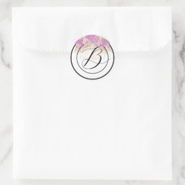 La Boca Rosa Vintage Sheer blush strik Ronde Sticker