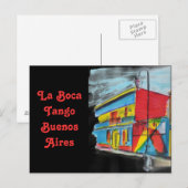 La Boca Tango Briefkaart (Voorkant / Achterkant)