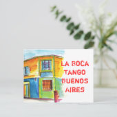 La Boca Tango Briefkaart (Staand voorkant)