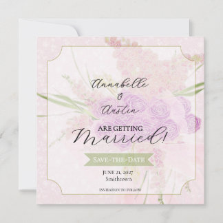 La Boca Vendretti Roze doorzichtige strik Boeket Save The Date