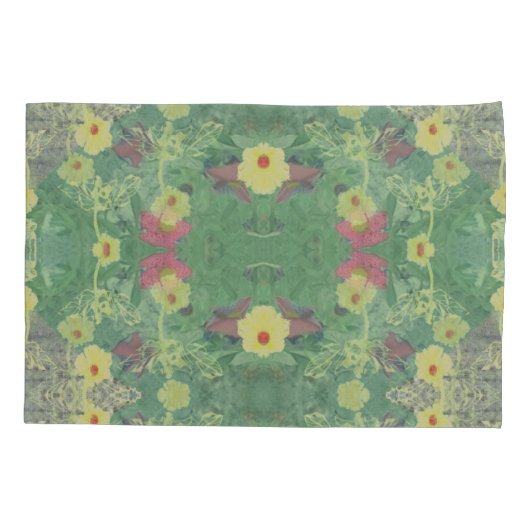 La Boca Wildflower Symmetry Kussensloop (Achterkant)