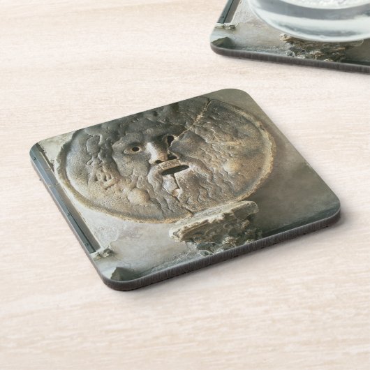 La Bocca di Verita (De mond van de waarheid) (foto Bier Onderzetter (Linkerzijde)