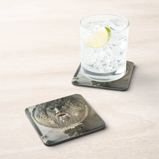 La Bocca di Verita (De mond van de waarheid) (foto Bier Onderzetter (Rechterzijde)