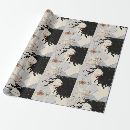 LA BOHEME, LADY MET PERFUME FLES DECO BEAUTY CADEAUPAPIER (Uitgerold)