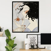 LA BOHEME, LADY MET PERFUME FLES DECO BEAUTY POSTER (Thuiskantoor)