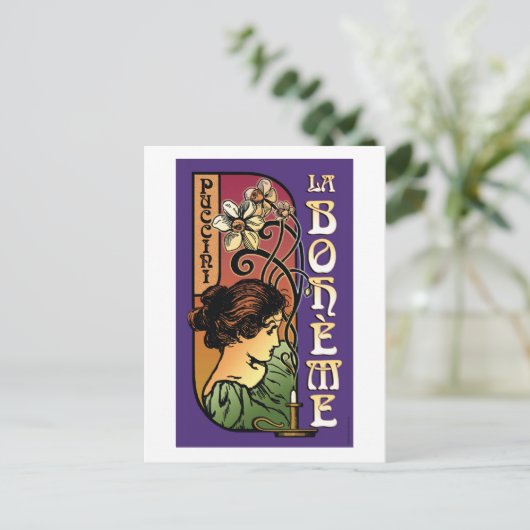 La Boheme, Opera Briefkaart (Staand voorkant)