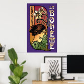 La Boheme, Opera Poster (Thuiskantoor)