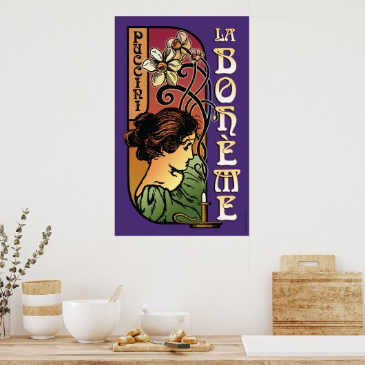 La Boheme, Opera Poster (Keuken)