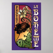 La Boheme, Opera Poster (Voorkant)