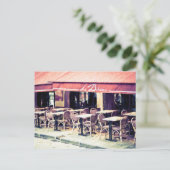 La Boheme Paris Cafe Briefkaart (Staand voorkant)