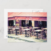 La Boheme Paris Cafe Briefkaart (Voorkant / Achterkant)
