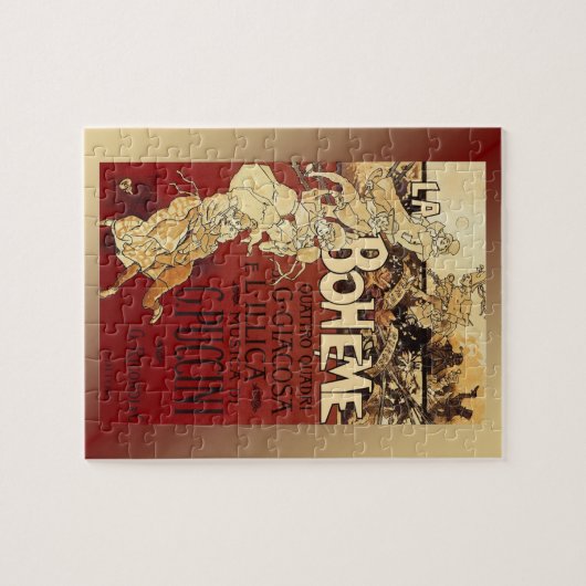 La Boheme ~ Puccini Opera 1896 Poster ~ Legpuzzel (Horizontaal)