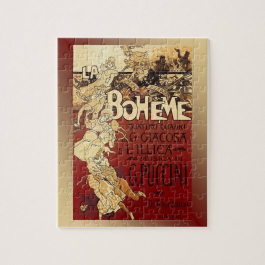 La Boheme ~ Puccini Opera 1896 Poster ~ Legpuzzel (Verticaal)