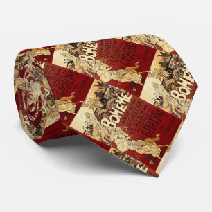 La Bohème - vintage 1896 poster Stropdas