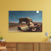 La Bohemienne Endormie Canvas Afdruk (Insitu (Woonkamer))