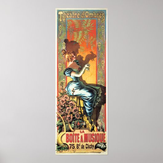 La Boite Musique , Frans muziektheater en Poster (Voorkant)