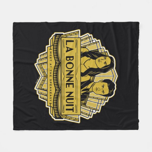 La Bonne Nuit - ontmoeten bij de Speakeasy Fleece Deken (Voorkant (Horizontaal))