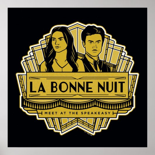 La Bonne Nuit - ontmoeten bij de Speakeasy Poster (Voorkant)