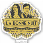 La Bonne Nuit - ontmoeten bij de Speakeasy Sticker (Voorkant)
