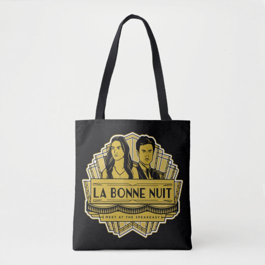 La Bonne Nuit - ontmoeten bij de Speakeasy Tote Bag (Voorkant)