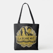 La Bonne Nuit - ontmoeten bij de Speakeasy Tote Bag (Achterkant)