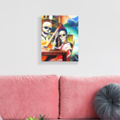 La Borracha Dag van de doden Canvas Afdruk (Insitu (Woonkamer))